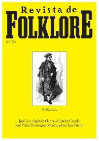 Revista de Folklore. Tomo 23b. Núm. 273, 2003 | Biblioteca Virtual Miguel de Cervantes