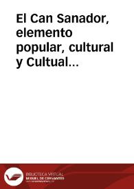 El Can Sanador, elemento popular, cultural y Cultual entre los Indoeuropeos Occidentales / Fernandez-escalante, Manuel Francisco | Biblioteca Virtual Miguel de Cervantes