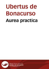 Aurea practica | Biblioteca Virtual Miguel de Cervantes