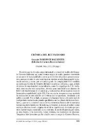 Gonzalo Torrente Ballester : "Crónica del rey pasmado", ed. de Carmen Becerra Suárez. Madrid: Akal, 2012, 259 págs. [Reseña] / David Pérez Álvarez | Biblioteca Virtual Miguel de Cervantes