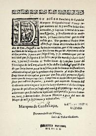 Historia del glorioso San Gvillermo, duque de Aquitania, conde de Pictauia, frayle de los ermitaños de Nro. P.S. Augustin / por el maestro Fr. Ihoan de Grixalua | Biblioteca Virtual Miguel de Cervantes