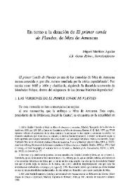 En torno a la datación de "El primer conde Flandes", de Mira de Amescua / Alicante : Biblioteca Virtual Miguel de Cervantes,  2014 | Biblioteca Virtual Miguel de Cervantes