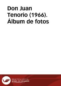 Don Juan Tenorio (1966). Álbum de fotos | Biblioteca Virtual Miguel de Cervantes