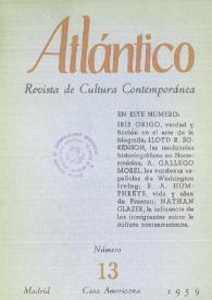 Atlántico : Revista de Cultura Contemporánea. Núm. 13, 1959 | Biblioteca Virtual Miguel de Cervantes