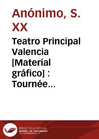 Teatro Principal Valencia [Material gráfico] : Tournée Cinematográfica FerrariI del Grandioso Cinematógrafo Pradera ... : hoy jueves 2 de febrero de 1905 ... | Biblioteca Virtual Miguel de Cervantes