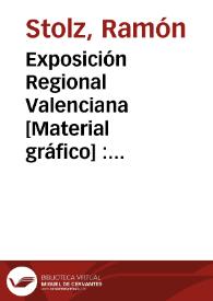 Exposición Regional Valenciana  [Material gráfico] : Inauguración 1º Mayo Clausura 31 Julio : 1909 : Ateneo Mercantil | Biblioteca Virtual Miguel de Cervantes