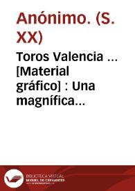 Toros Valencia ...  [Material gráfico] : Una magnífica corrida de toros ... el Jueves 15 de Mayo 1913 ... | Biblioteca Virtual Miguel de Cervantes