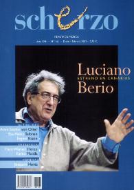 Scherzo. Año XVII, núm. 161, enero-febrero 2002 | Biblioteca Virtual Miguel de Cervantes