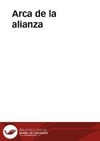 Arca de la alianza | Biblioteca Virtual Miguel de Cervantes