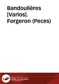 Bandoulières [Varios]. Forgeron (Peces) | Biblioteca Virtual Miguel de Cervantes