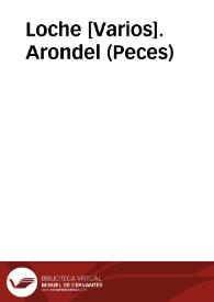 Loche [Varios]. Arondel (Peces) | Biblioteca Virtual Miguel de Cervantes