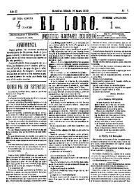 El Loro : periódico ilustrado joco-serio. Núm. 7, 10 de enero de 1880 | Biblioteca Virtual Miguel de Cervantes