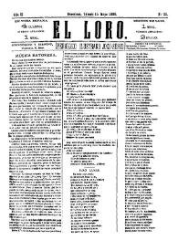 El Loro : periódico ilustrado joco-serio. Núm. 25, 15 de mayo de 1880 | Biblioteca Virtual Miguel de Cervantes