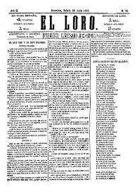 El Loro : periódico ilustrado joco-serio. Núm. 31, 26 de junio de 1880 | Biblioteca Virtual Miguel de Cervantes