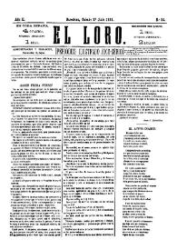 El Loro : periódico ilustrado joco-serio. Núm. 34, 17 de julio de 1880 | Biblioteca Virtual Miguel de Cervantes