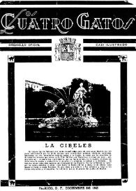 Los cuatro gatos. Agrupación madrileñista. Año I, núm. 1, diciembre de 1943 | Biblioteca Virtual Miguel de Cervantes