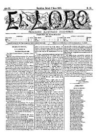 El Loro : periódico ilustrado joco-serio. Núm. 18, 7 de mayo de 1881 | Biblioteca Virtual Miguel de Cervantes