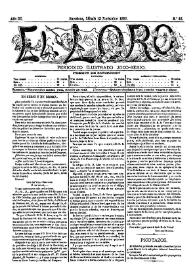 El Loro : periódico ilustrado joco-serio. Núm. 46, 12 de noviembre de 1881 | Biblioteca Virtual Miguel de Cervantes