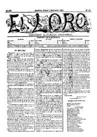 El Loro : periódico ilustrado joco-serio. Núm. 47, 19 de noviembre de 1881 | Biblioteca Virtual Miguel de Cervantes