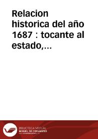 Relacion historica del año 1687 : tocante al estado, sucessos y progressos de la Liga sagrada contra turcos formada de las ultimas cartas de Italia y el Norte, publicada el martes 25 de Março | Biblioteca Virtual Miguel de Cervantes