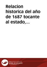 Relacion historica del año de 1687 tocante al estado, sucessos, y progressos de la Liga Sagrada contra Turcos. Formada de las vltimas cartas de Italia, y el Norte : publicadas en Sevilla, Sabado 18 de Octubre de 1687 .. | Biblioteca Virtual Miguel de Cervantes