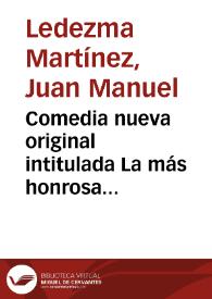 Comedia nueva original intitulada La más honrosa venganza del valeroso Wifredo, y muerte de Salomón tirano de Cataluña / su autor Juan Manuel Martínez | Biblioteca Virtual Miguel de Cervantes