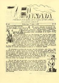 Sinaia : diario de la primera expedición de republicanos españoles a México. Núm. 13, 7 de junio de 1939 | Biblioteca Virtual Miguel de Cervantes