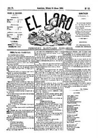 El Loro : periódico ilustrado joco-serio. Núm. 12, 25 de marzo de 1882 | Biblioteca Virtual Miguel de Cervantes