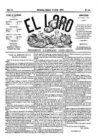 El Loro : periódico ilustrado joco-serio. Núm. 15,15 de abril de 1882 | Biblioteca Virtual Miguel de Cervantes