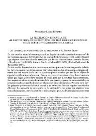 La recreación española de "Il Pastor Fido" de Guarini por los tres ingenios españoles Solís, Coello y Calderón de la Barca / Francisco López Estrada | Biblioteca Virtual Miguel de Cervantes