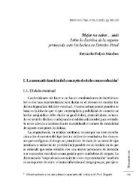 Mejor no saber... más : "Sobre la doctrina de la ceguera provocada ante los hechos en Derecho Penal" / Bernardo Feijoo Sánchez | Biblioteca Virtual Miguel de Cervantes