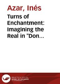 Turns of Enchantment: Imagining the Real in "Don Quixote" / Inés Azar | Biblioteca Virtual Miguel de Cervantes