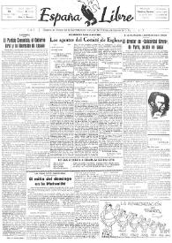 España Libre : C.N.T. Órgano del Comité de Relaciones de la Confederación Regional del Centro de Francia. A.I.T. Año II, núm. 7, 16 de febrero de 1946 | Biblioteca Virtual Miguel de Cervantes