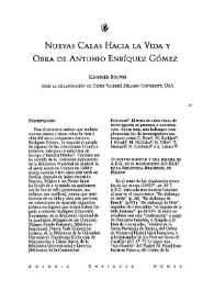 Nuevas calas hacia la vida y obra de A. Enríquez Gómez / Kenneth Brown | Biblioteca Virtual Miguel de Cervantes