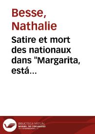 Satire et mort des nationaux dans "Margarita, está linda la mar" de Sergio Ramírez / Nathalie Besse | Biblioteca Virtual Miguel de Cervantes