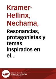 Resonancias, protagonistas y temas inspirados en el Antiguo Testamento y la liturgia judía en la obra de Antonio Enríquez Gómez / Kramer-Hellinx, Nechama | Biblioteca Virtual Miguel de Cervantes