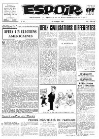 Espoir : Organe de la VIª Union régionale de la C.N.T.F. Num. 47, 25 novembre 1962 | Biblioteca Virtual Miguel de Cervantes