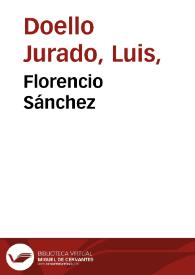 Florencio Sánchez / Luis Doello Jurado | Biblioteca Virtual Miguel de Cervantes