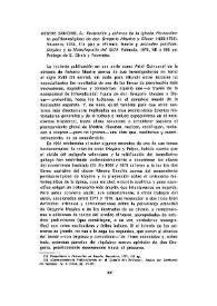 Mestre Sanchís, A. : "Ilustración y reforma de la Iglesia. Pensamiento político-religioso de don Gregorio Mayáns y Siscar (1689-1781)", Valencia, 1968, 514 pp.; e "Historia, fueros y actitudes políticas. Mayáns y la historiografía del XVIII", Valencia, 1970, XII + 608 pp. Prólogo de E. Giralt y Raventós [Reseña] / Sebastián García Martínez | Biblioteca Virtual Miguel de Cervantes