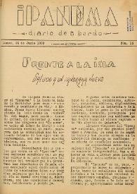 Ipanema : diario de a bordo. Núm. 13, 26 de junio de 1939 | Biblioteca Virtual Miguel de Cervantes