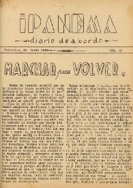 Ipanema : diario de a bordo. Núm. 15, 28 de junio de 1939 | Biblioteca Virtual Miguel de Cervantes