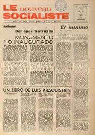 Le Nouveau Socialiste. 2e Année, numéro 23, jeudi 5 avril 1973 | Biblioteca Virtual Miguel de Cervantes