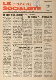 Le Nouveau Socialiste. 3e Année, numéro 48, vendredi 15 mars 1974 | Biblioteca Virtual Miguel de Cervantes