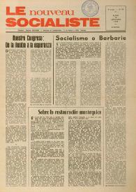 Le Nouveau Socialiste. 3e Année, numéro 59, lundi 30 septembre 1974 | Biblioteca Virtual Miguel de Cervantes