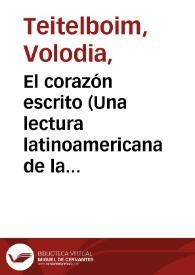 El corazón escrito (Una lectura latinoamericana de la literatura rusa y soviética) [Fragmento] / Volodia Teitelboim | Biblioteca Virtual Miguel de Cervantes