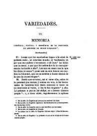 Memoria histórica, política y económica de esta provincia de Misiones de indios guaranís, dispuestas por D. Gonzalo de Doblas ... (Continuará) (IV) Boletín de la Real Academia de la Historia, tomo 2 (1883)] | Biblioteca Virtual Miguel de Cervantes