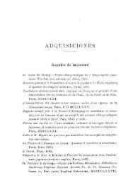 Noticias. Boletín de la Real Academia de la Historia, tomo 1 (1877). Cuaderno III. Adquisiciones | Biblioteca Virtual Miguel de Cervantes