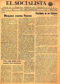 El Socialista (Argel). Núm. 41, 1 de diciembre de 1945 | Biblioteca Virtual Miguel de Cervantes