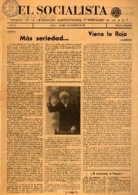 El Socialista (Argel). Núm. 42, 8 de diciembre de 1945 | Biblioteca Virtual Miguel de Cervantes