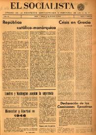 El Socialista (Argel). Núm. 45, 29 de diciembre de 1945 | Biblioteca Virtual Miguel de Cervantes